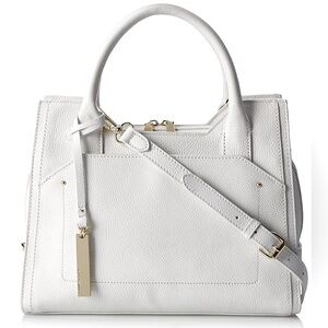 🆕Vince Camuto Kylie Leather Satchel In White